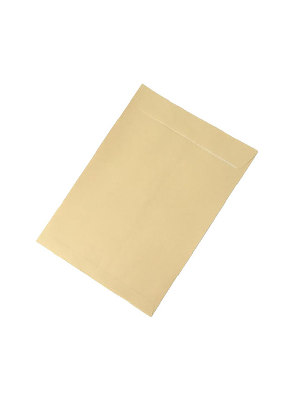 Paperline Peal and Seal Kraft Envelop, 85 GSM, A4 Size, 50 Pieces, Beige