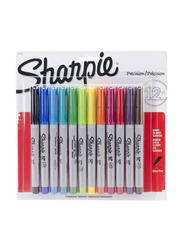 Sharpie 12-Piece Ultra Thin Permanent Marker Set, Multicolour