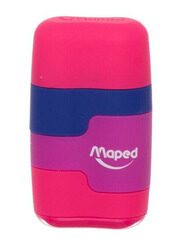 Maped Connect Eraser And Sharpener Combo, Pink