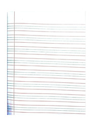 Paperline 4 Line Ruling Exercise Book English, 100 Sheets, 6 Pieces, Red