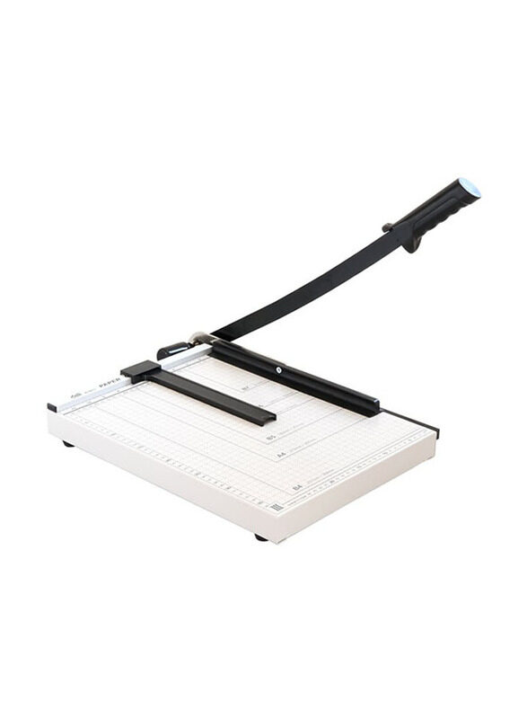 

Deli A3 Size Paper Cutter, DPCA3M, White/Black