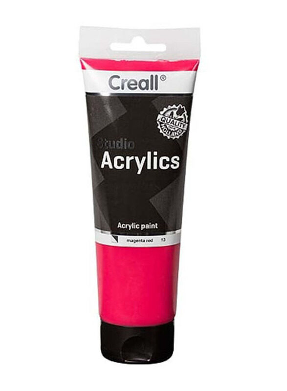 Creall Studio Acrylic Colour Tube, 13 Magenta Red