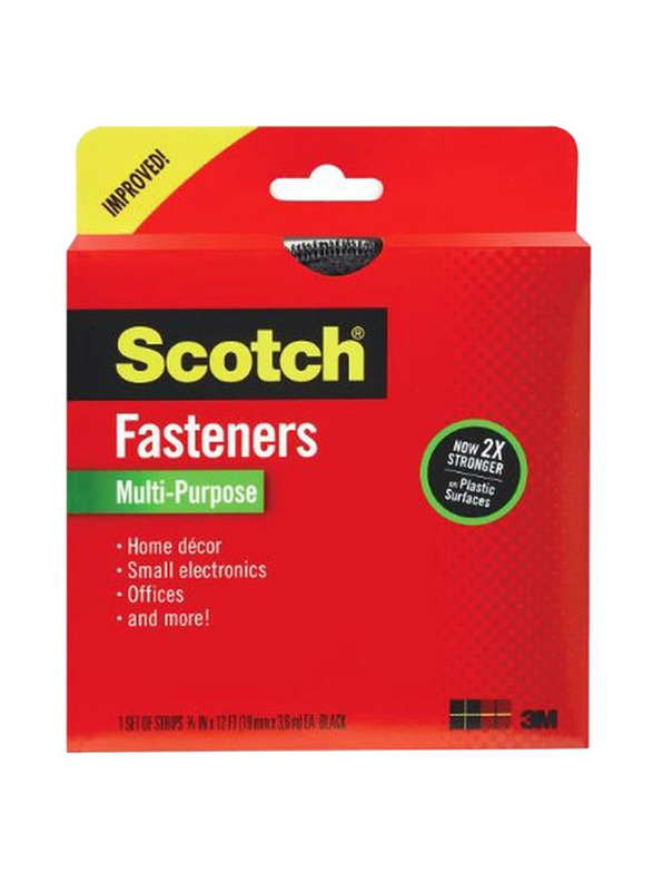 Scotch Brite Multi Purpose Fastener, Black