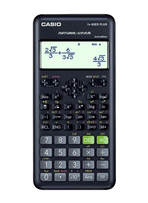 Casio Es Plus Series Scientific Calculator, Multicolour
