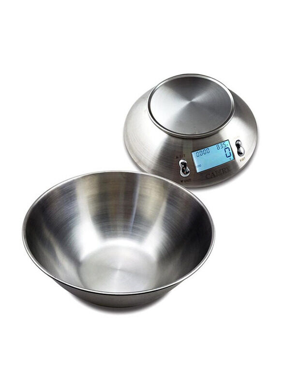 

Camry 5 Kg Stainless Steel Capacity Digital Kitchen Scale, Silver