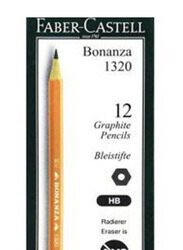 Faber-Castell 48-Piece Bonanza HB Lead Pencil Set, Orange/Black