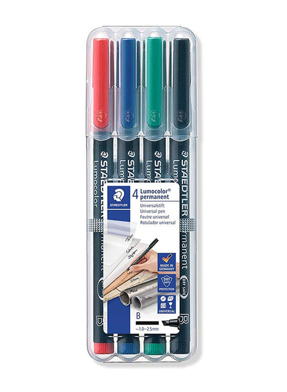 Staedtler 4-Piece Universal Pen, Multicolour