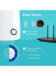 TP-Link TL-WA850RE 300 Mbps Wi-Fi Range Extender for Any Wi-Fi Router, White