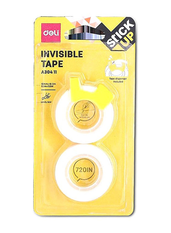 Deli Stick Up Invisible Tape, Clear