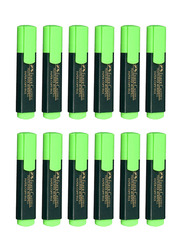 Faber-Castell 12-Piece Textliner Highlighter, Green