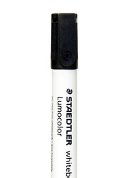 Staedtler Lumocolor White Board Marker, White/Black