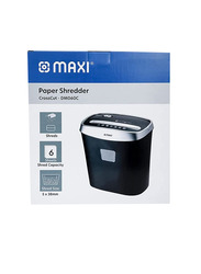 Maxi Cross Cut Shredder, MX-DM060C, Black