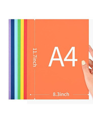 Colored Paper, 100 Sheets, 80 GSM, A4 Size, Multicolour