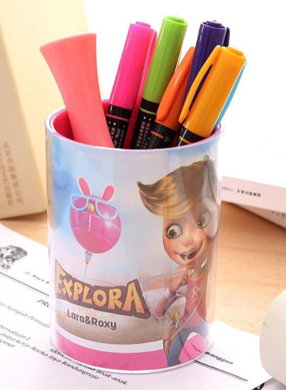 Deli Explora Pen & Pencil Holder, Multicolour