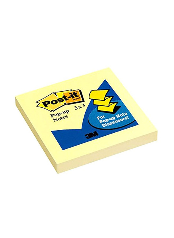 3M Post-It Sticky Note Set, 12 Pieces, Canary Yellow