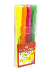 Faber-Castell 4-Piece Textliner Highlighter Set, Multicolour