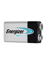 Energizer Max Plus Alkaline 9V Battery, Silver/Black