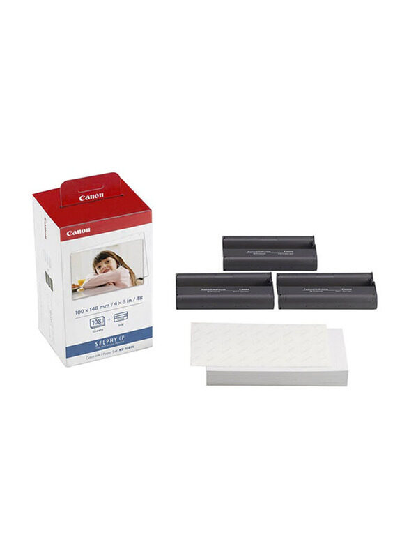 

Canon Selphy Colour Ink Paper Set, 108 Sheets