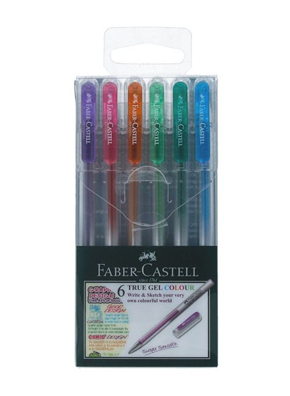 

Faber-Castell 6-Piece True Gel-Ink Pen Set, Multicolour