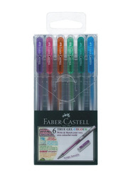 Faber-Castell 6-Piece True Gel-Ink Pen Set, Multicolour