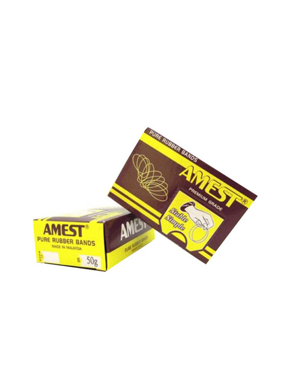 

Amest Listique Pure Rubber Bands, 50g, 16 Size, Yellow