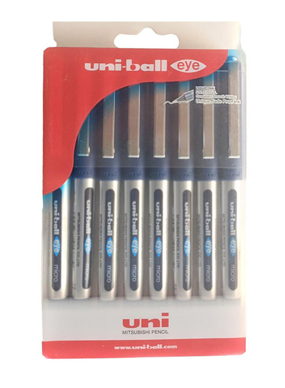Uniball Eye Rollerball Pen Set, 0.5mm, Blue