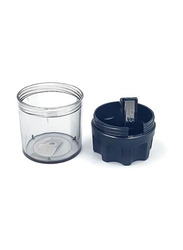 Maxi Single Hole Barrel Pencil Sharpener, Clear/Black