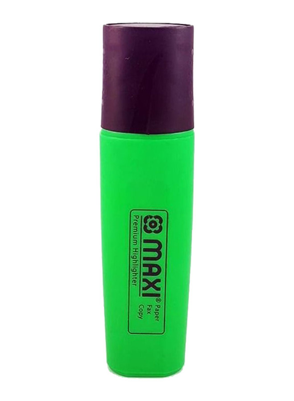 Maxi 10-Piece Super Fluorescent Premium Highlighter Set, Green