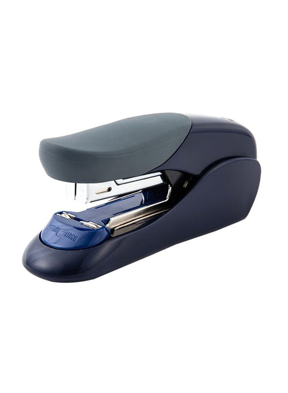 

Max Half Strip Flat Clinch Stapler, Blue/Silver