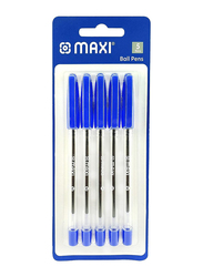 Maxi 5-Piece Ball Point Pen Set, Blue