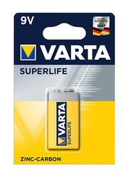 Varta Superlife 9 V Battery, Yellow