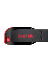 SanDisk 64GB Cruzer Blade USB 2.0 Flash Drive, SDCZ50-064G-B35, Black