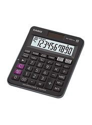 Casio Plus 10-Digits Solar Powered Basic Calculator, Black/Purple