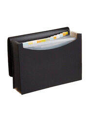 Foldermate A4 Size Expandable File with 13 Pockets, Black