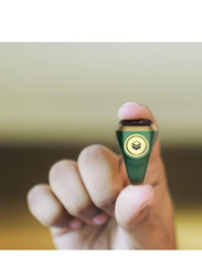 iQibla Tasbih Zikr Lite Smart Waterproof Ring, 22mm, Green