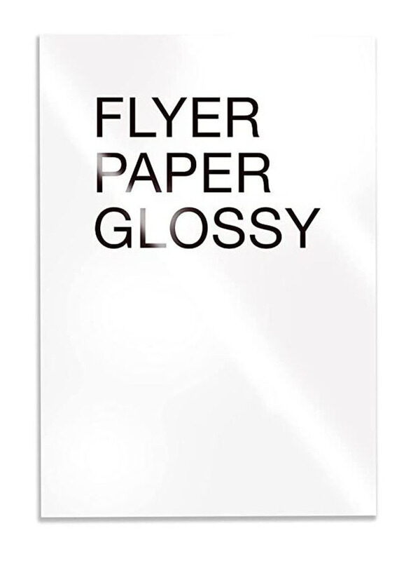 

Generic Art Glossy Flyer Printing Paper, 100 Sheets, 170 GSM, A4 Size, White