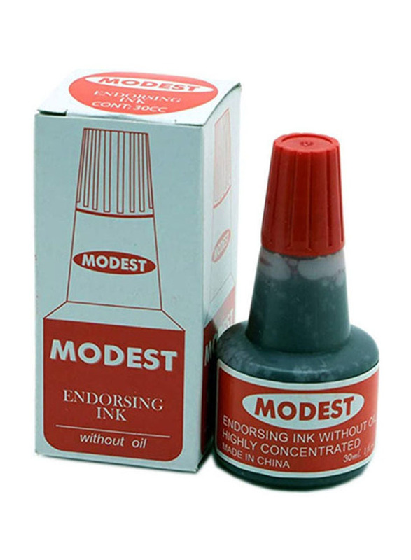 Modest Stamp Pad Ink, Red