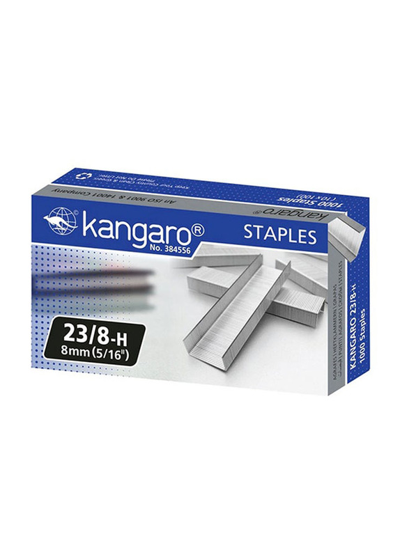 Kangaro Heavy Duty Staple Pins, Silver
