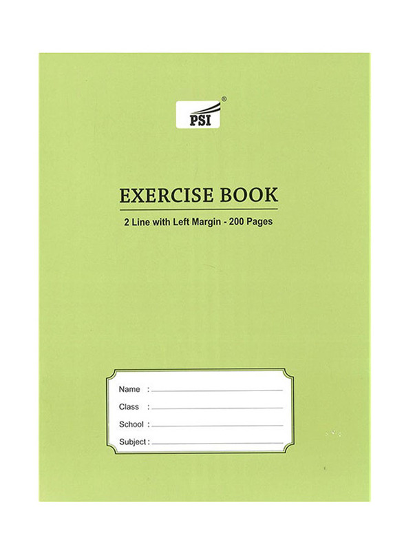 Psi Two Line Exercise Book, 200 Pages
