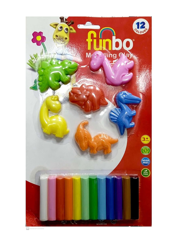 Funbo Modelling Clay Set, Multicolour