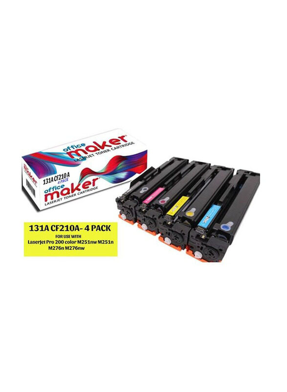 

HP Office Maker 131A Multicolour Toner Cartridge, 4 Pieces