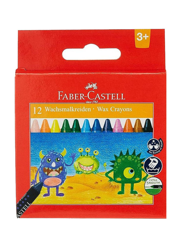 Faber-Castell Wax Crayons, 1 Piece, Multicolor