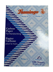 Flamingo Carbon Paper, 21 x 33cm, 100 Sheets, A4 Size, Blue