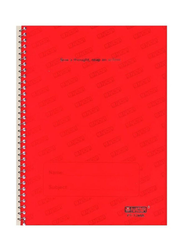 

Partner Single Line Notebook, A4 Size, Red
