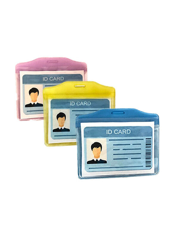 Waterproof ID Card Holder, 200 Pieces, Multicolour