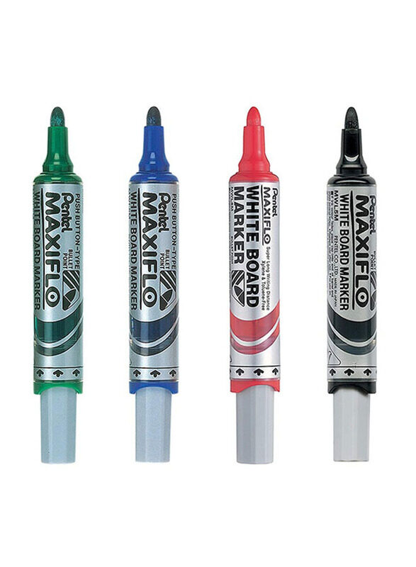 

Maxiflo 4-Piece Board Marker, Multicolour