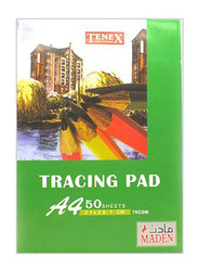 50-Piece A4 Tracing Pad, White