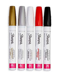 Sharpie 5-Piece Oil-Based Paint Markers, Multicolour