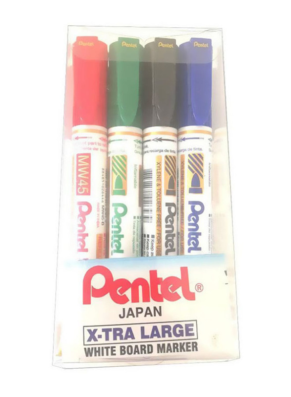 Pentel 12-Piece Whiteboard Marker Set, Multicolour