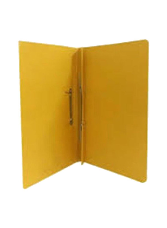 Spring File Folder A4 Documents Filing, 10 Pieces, Yellow
